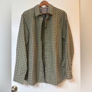 5.11 Tactical Olive and Brown Checkered Shirt Size L